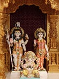 Shri Shiv-Parvati Dev and Shri Ganeshji